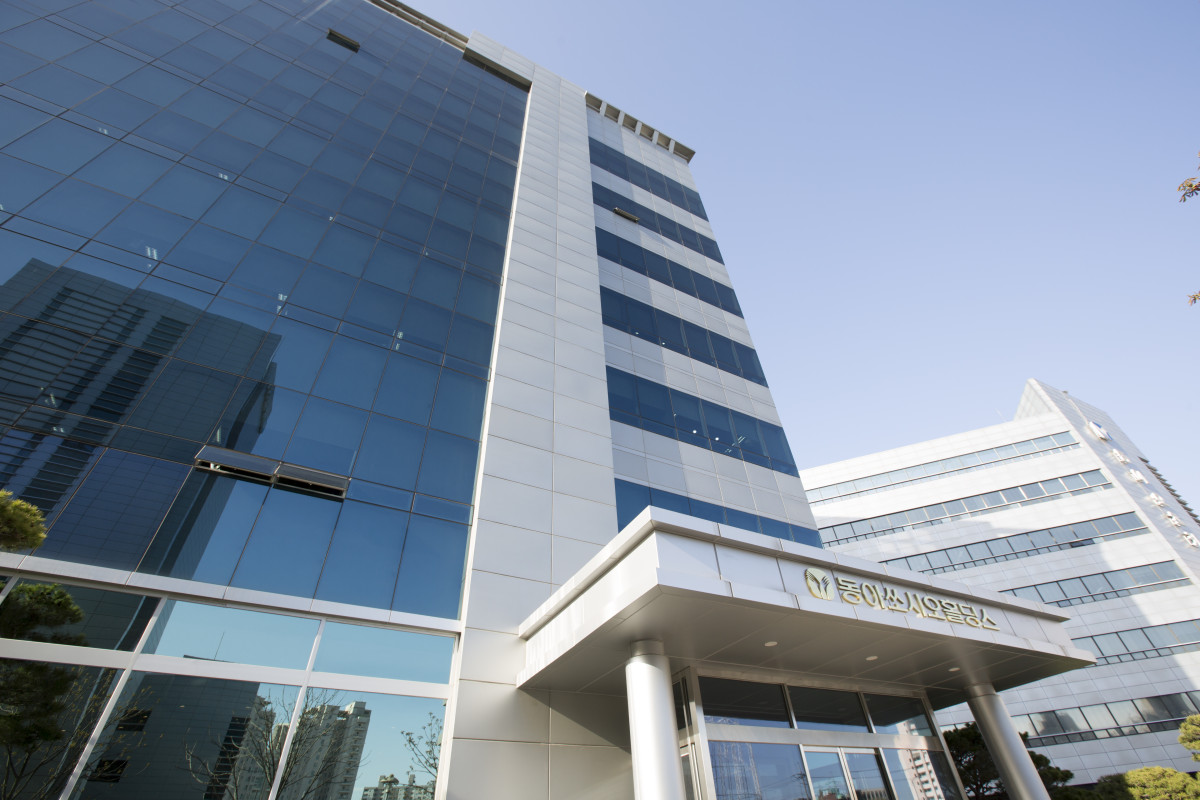 ▲동아쏘시오홀딩스 본사 전경 (사진제공=동아쏘시오홀딩스)