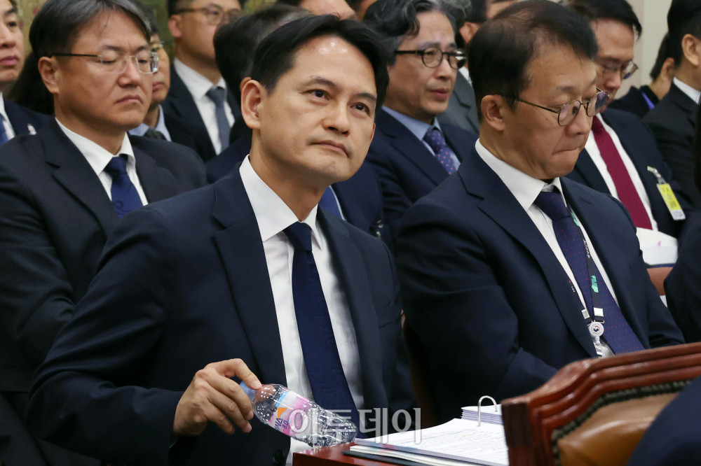 ▲황성운 문화체육관광부 기조실장이 29일 서울 여의도 국회 문화체육관광위원회에서 열린 종합감사에 참석하고 있다. 고이란 기자 photoeran@