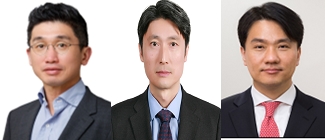 ▲(왼쪽부터)안창국 신임 금융위원, 박민우 신임 증선위원, 이형주 신임 금융정보분석원(FIU) 원장.