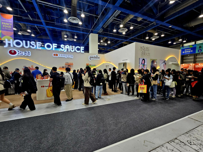 ▲29일 오전 서울 삼성동 코엑스에서 열린 ‘푸드위크 코리아(FOOD WEEK KOREA) 2025’ ‘하우스 오브 소스’ 특별관이 보이고 있다. (사진=정영인 기자 oin@)