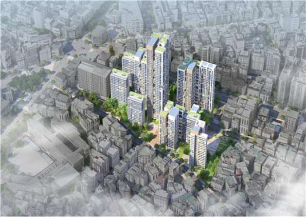 ▲상봉역 인근 신규 도심 공공주택 복합지구 조감도. (사진제공=국토교통부)