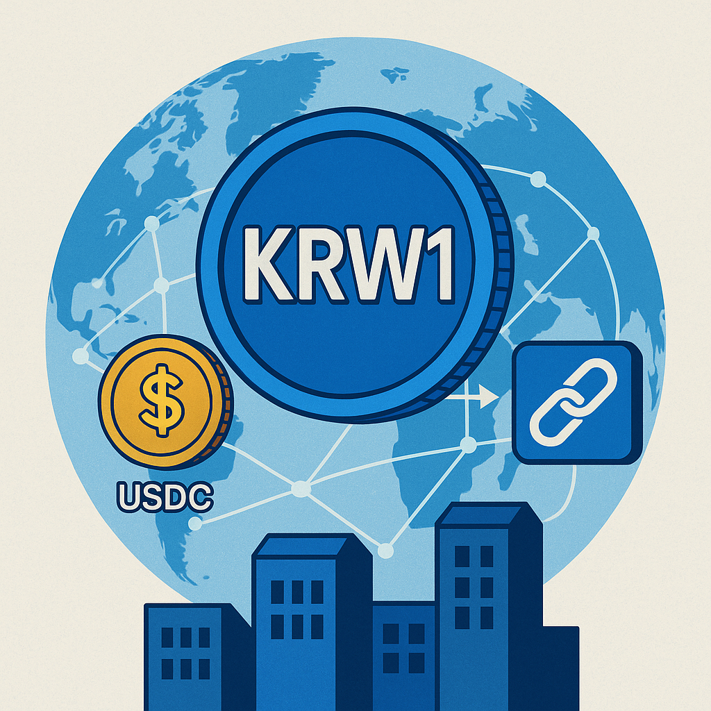 ‘KRW1’ 뜬다… 원화 스테이블코인 글로벌 생태계 진입 가시화되나