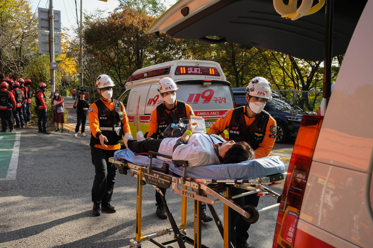 ▲지난해 산불 진화 훈련 모습. (사진제공=서울시)