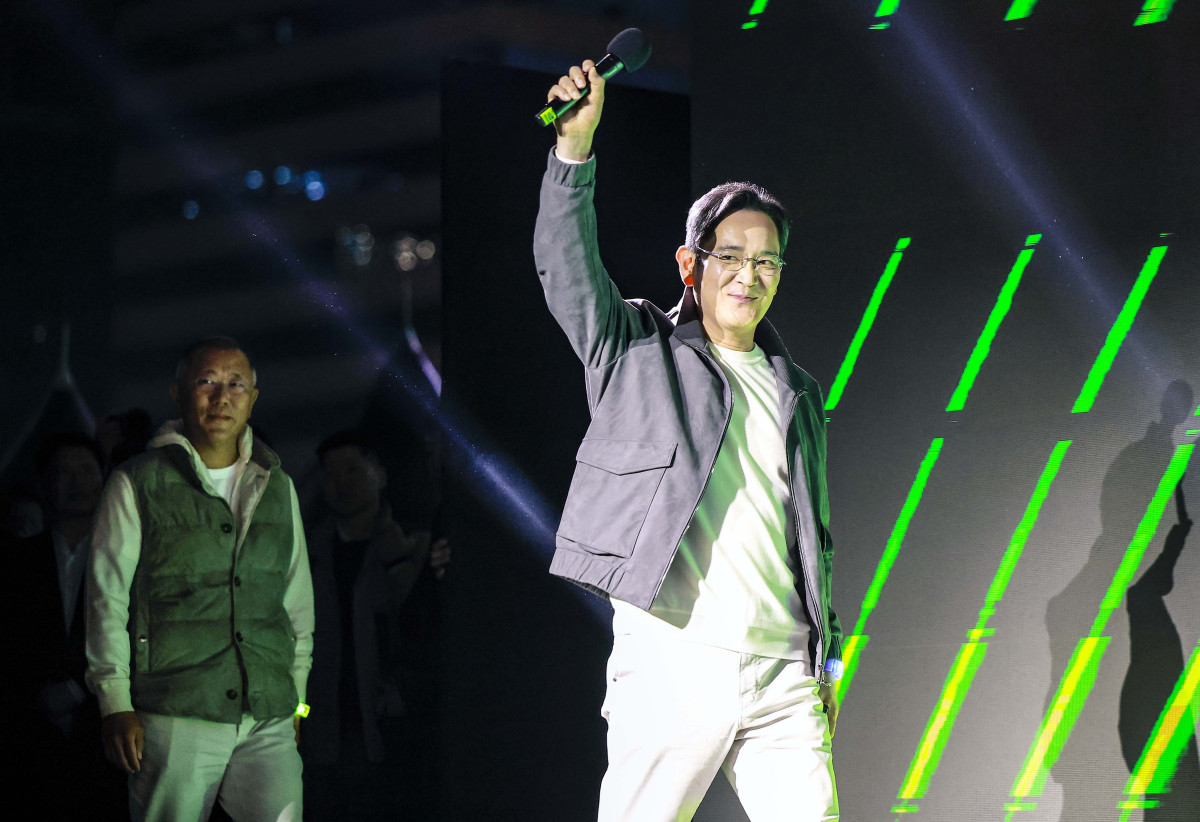 ▲이재용 삼성전자 회장이 30일 서울 강남구 코엑스에서 열린 엔비디아 지포스 게이머 페스티벌에 참석하고 있다. 신태현 기자 holjjak@