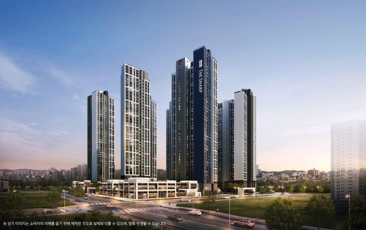 ▲더샵 오산역아크시티 투시도. (사진제공=포스코이앤씨)