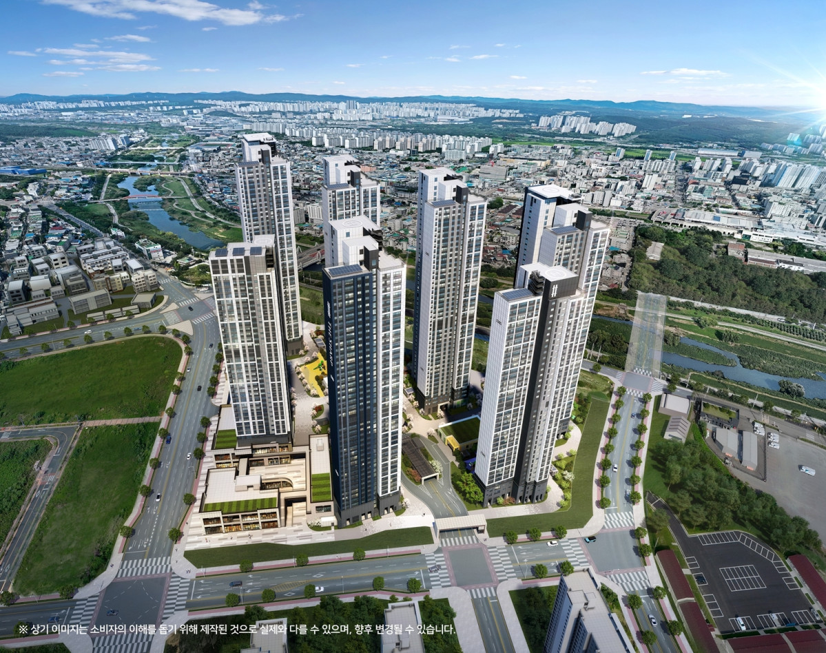 ▲더샵 오산역아크시티 조감도  (포스코이앤씨)