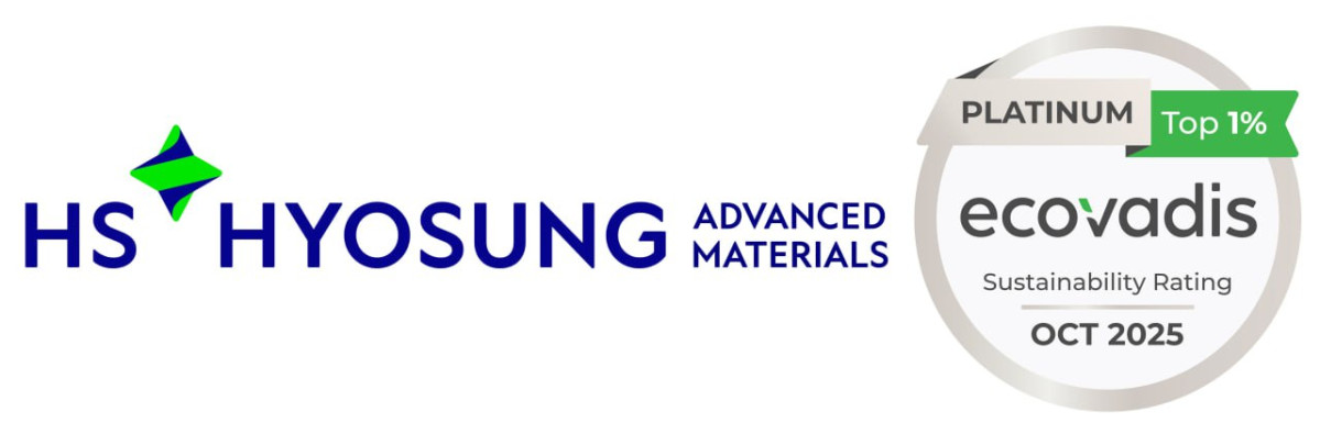 ▲HS효성첨단소재와 에코바디스 로고 (제공=HS효성첨단소재)