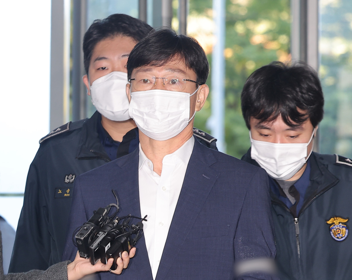 ▲ 임성근 전 해병대 1사단장이 지난달 27일 서울 서초구 이명현 순직해병 특별검사팀에 피의자 신분으로 출석하고 있다. (연합뉴스)