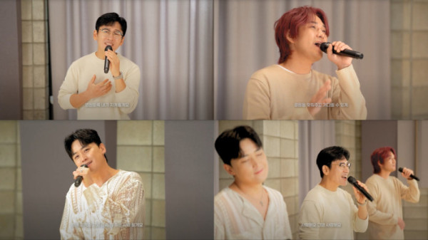 ▲V.O.S '사랑은' 라이브 클립(사진 = 넥스타엔터테인먼트 제공)