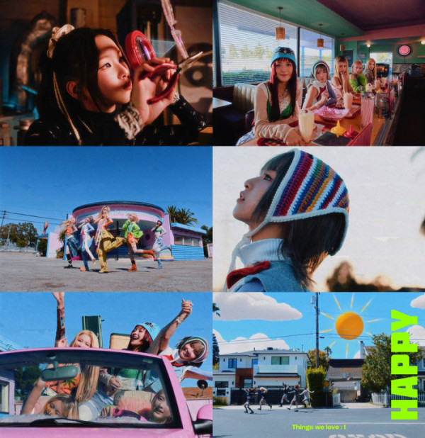 ▲HITGS(힛지스) 'HAPPY' M/V(사진 = 에이치뮤직엔터테인먼트 제공)