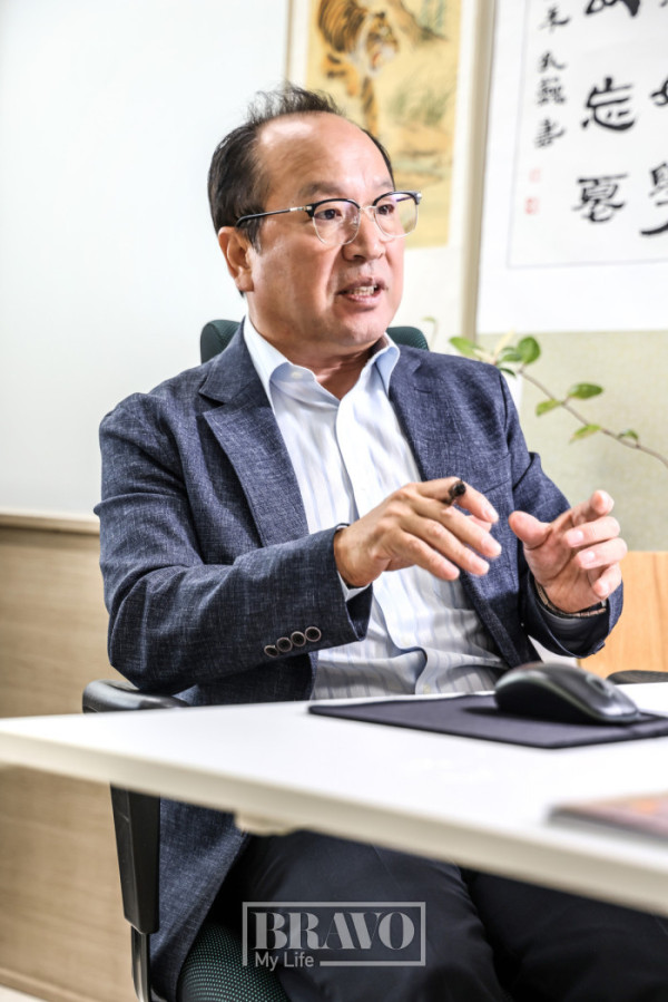 ▲송민호 한국디지털포용협회 회장(주민욱 프리랜서)