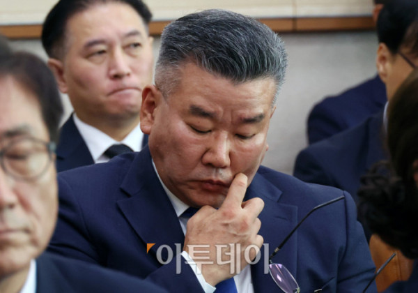 ▲유병호 감사위원이 16일 서울 여의도 국회에서 열린 법제사법위원회 국정감사에 참석하고 있다. 고이란 기자 photoeran@