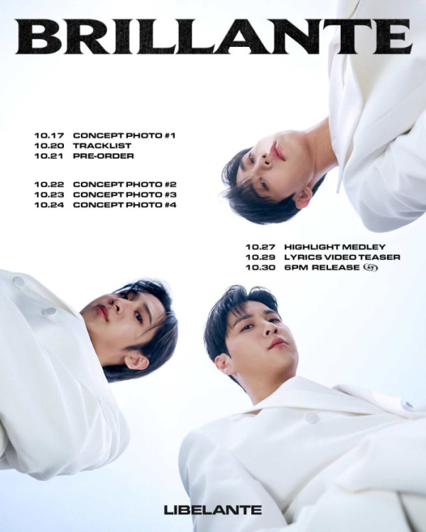 ▲리베란테 컴백 스케줄러(사진제공=EMK엔터테인먼트)