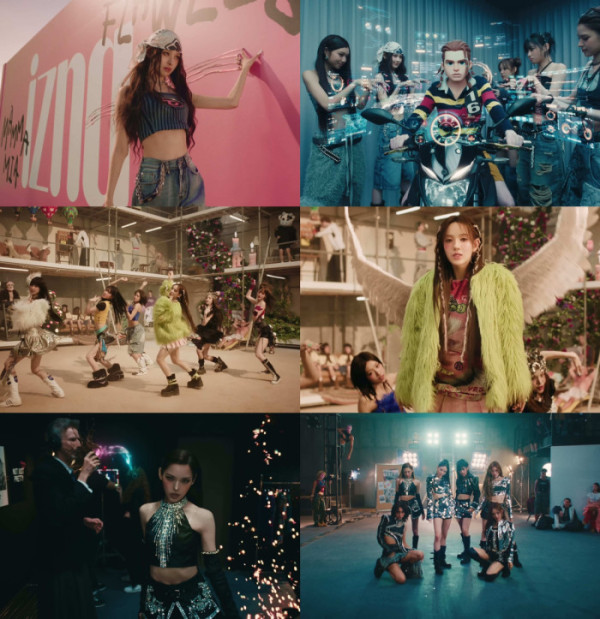 ▲izna(이즈나) ‘Mamma Mia’ M/V (사진 = 웨이크원 제공)