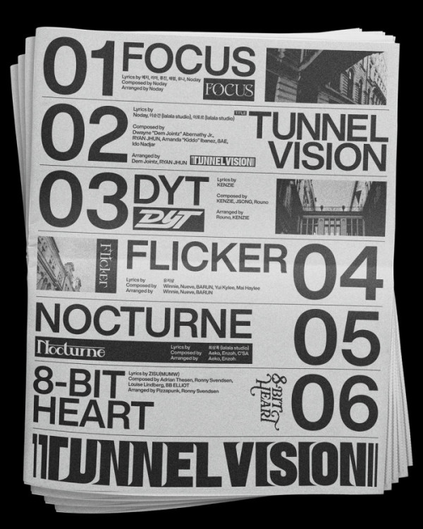 ▲ITZY 새 미니앨범 트랙리스트(사진제공=JYP엔터테인먼트)