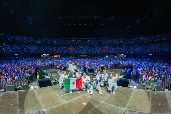 ▲슈퍼주니어 멕시코시티 공연(사진제공=SM엔터테인먼트)