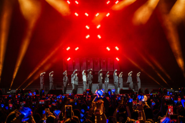 ▲슈퍼주니어 멕시코시티 공연(사진제공=SM엔터테인먼트)