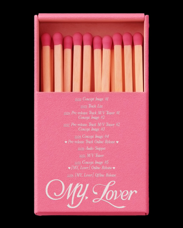 ▲아이들 미연 미니 2집 'MY, Lover' 스케줄러(사진제공 = 큐브 엔터테인먼트)