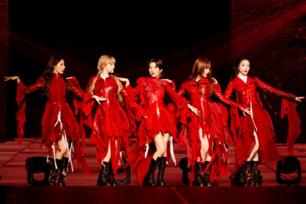 ▲아이들 일본투어 고베 공연(사진제공=큐브엔터테인먼트)