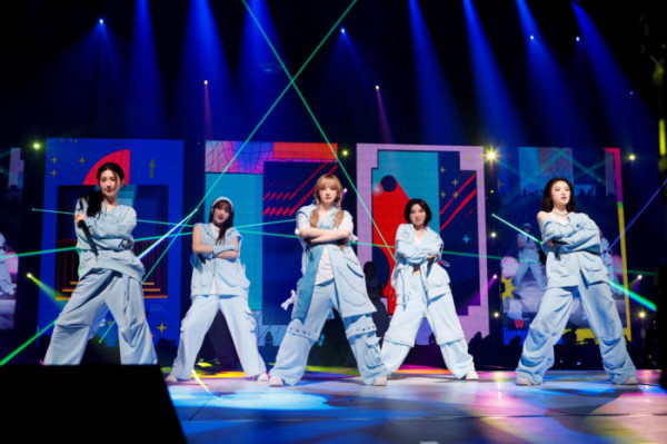 ▲아이들 일본투어 고베 공연(사진제공=큐브엔터테인먼트)