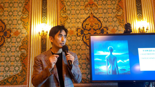 ▲차인표(사진=이스탄불 대학교 한국어문학과)