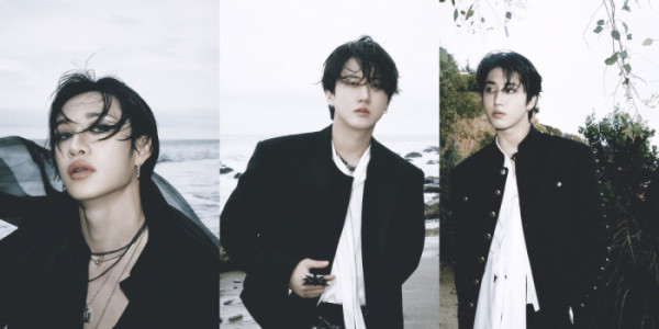 ▲스트레이 키즈 방찬(왼쪽부터), 창빈, 한(사진제공=JYP엔터테인먼트)
