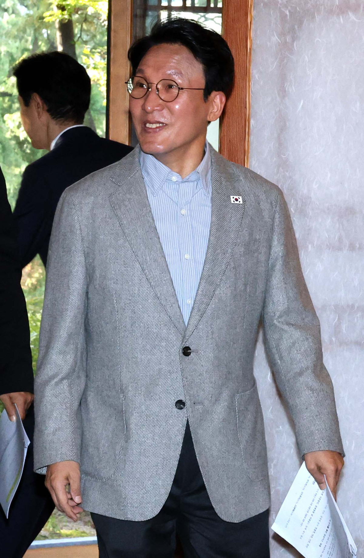 ▲김민석 국무총리가 2일 서울 종로구 삼청동 총리공관에서 열린 제2회 3+@(알파) 회의에 참석하고 있다. 신태현 기자 holjjak@