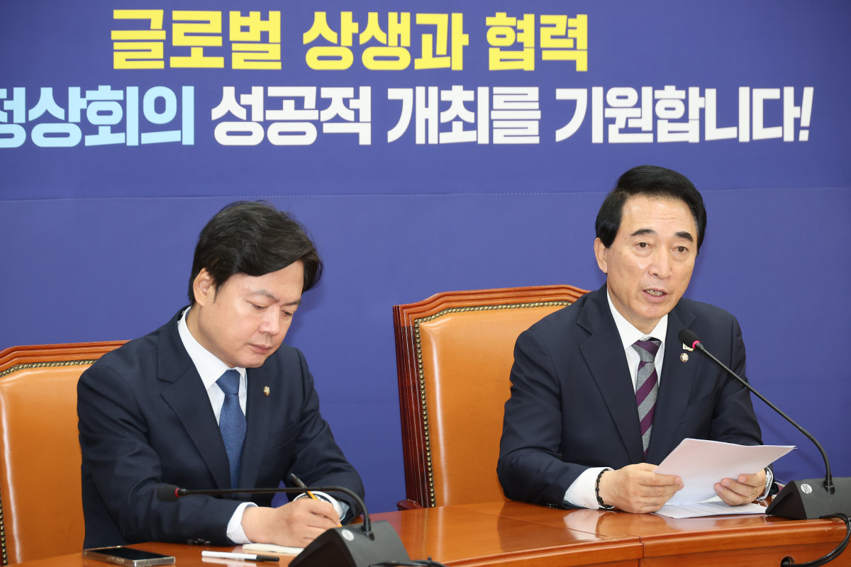 ▲박수현 더불어민주 당 수석대변인이 2일 서울 여의도 국회에서 기자간담회를 하고 있다. (연합뉴스)