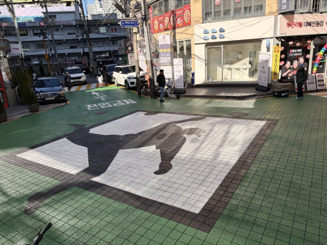 ▲송파구 '신천동 먹자골목' 정비 후 모습. (사진제공=송파구)