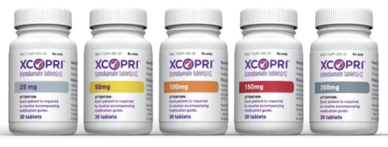 ▲성인 뇌전증 환자 치료제 ‘엑스코프리정’(성분명 세노바메이트) (사진제공=SK바이오팜)