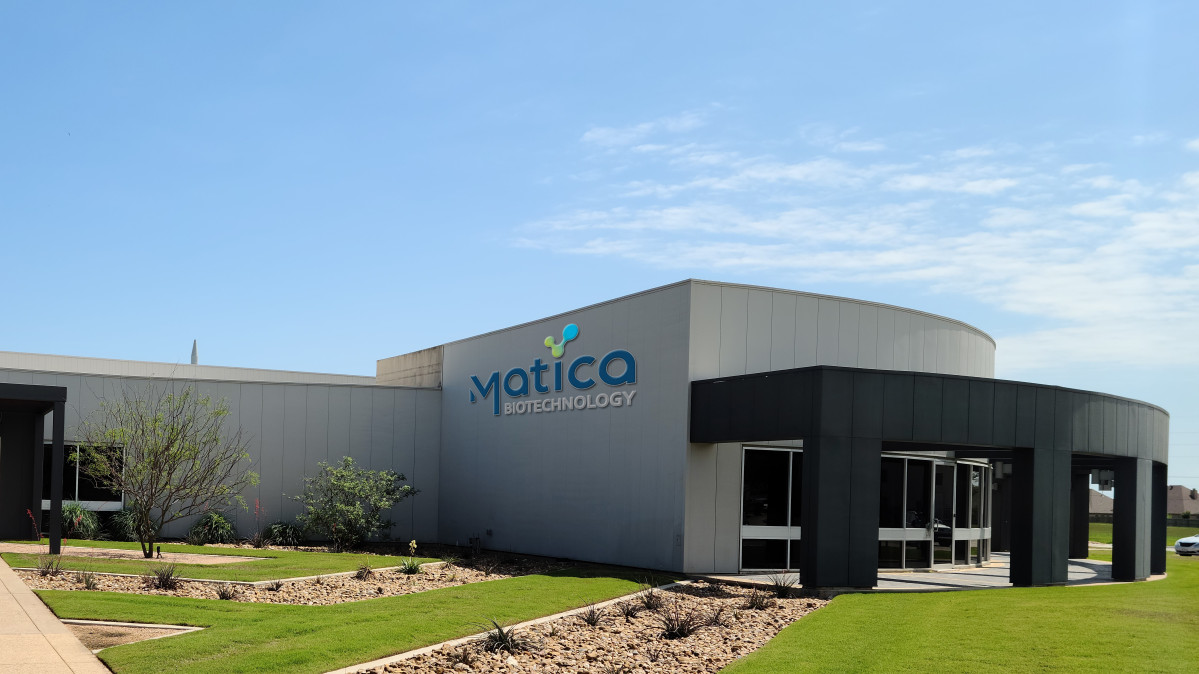 ▲미국 텍사스주에 위치한 마티카바이오 전경. (사진제공=마티카바이오)