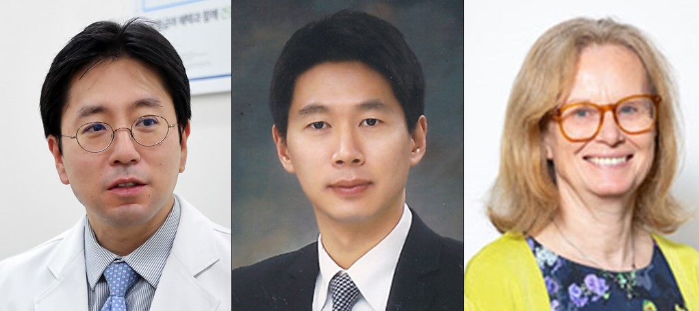 ▲(왼쪽부터)이용호 세브란스병원 내분비내과 교수, 임수 분당서울대병원 내분비대사내과 교수, 멜라니 데이비스 레스터대학 교수 (분당서울대병원)