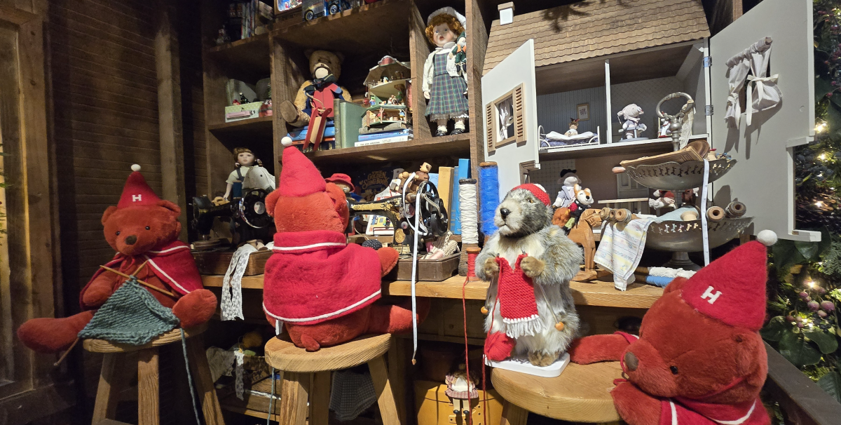 ▲'해리의 크리스마스 공방' 선물공방 내부 전경  (배근미 기자 @athena3507)