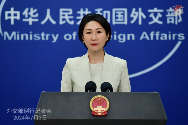 ▲마오닝 중국 외교부 대변인. (사진제공=연합뉴스)