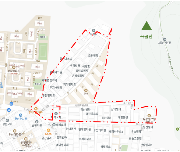 ▲금천구 시흥4동 1 일대가 신속통합기획 신규 후보지로 선정됐다. (사진제공=서울시)