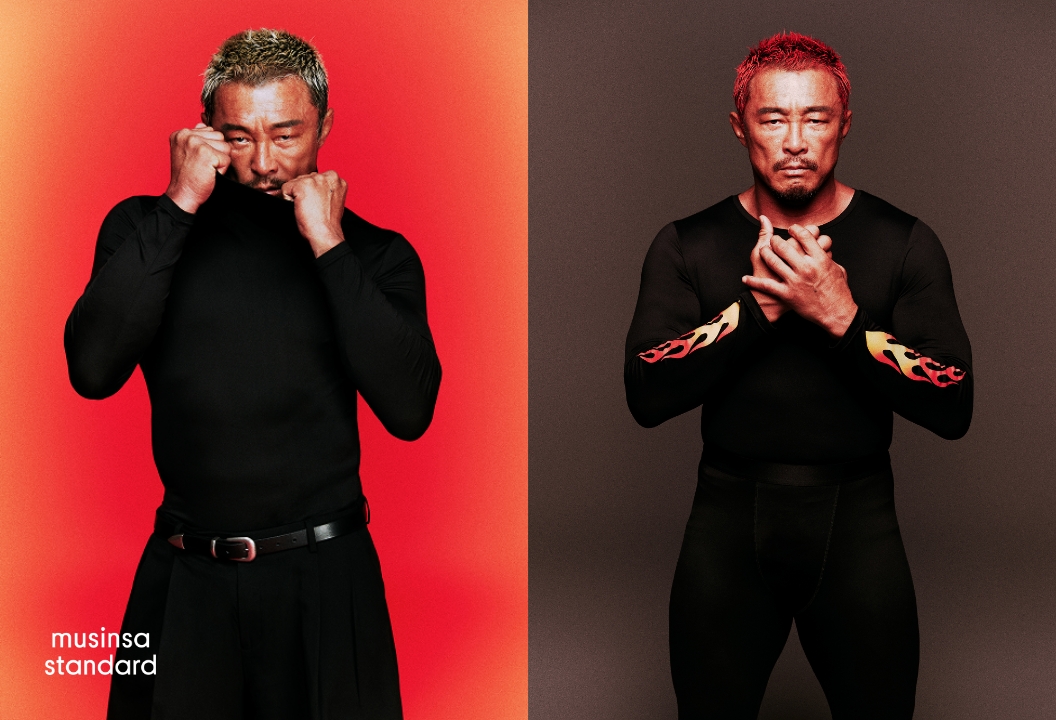 ▲무신사 스탠다드 추성훈 힛탠다드 화보. (사진제공=무신사)