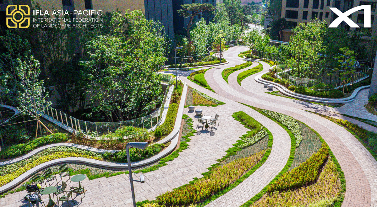 ▲'메이플자이' 조경. (사진제공=GS건설)