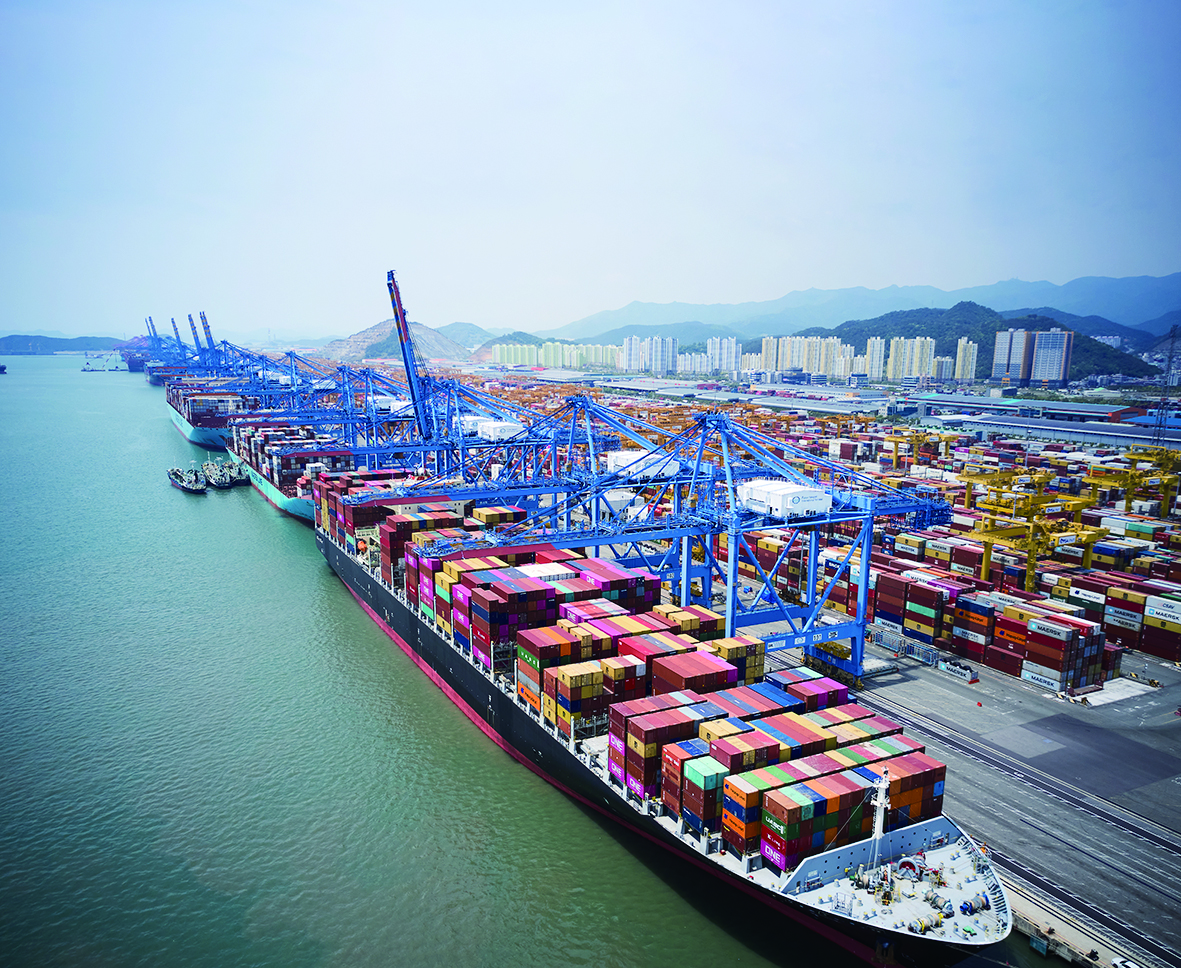 ▲부산신항 전경사진 (사진제공=부산항만공사 )