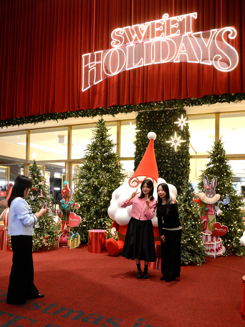 ▲'스위트 홀리데이' 크리스마스 연출 이미지 (사진제공=롯데백화점)