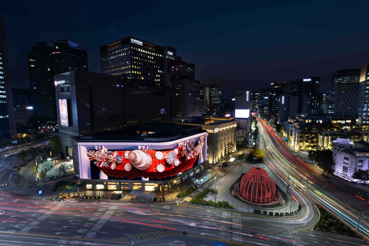 ▲신세계스퀘어 크리스마스 영상 (사진제공=신세계)