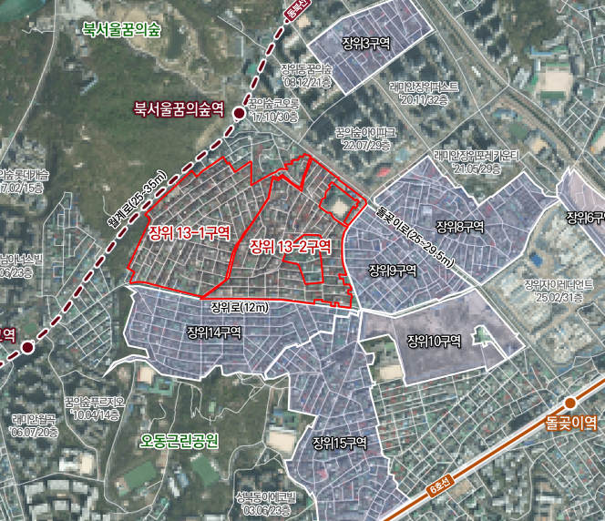 ▲장위 13-1·2구역 위치도 (서울시)