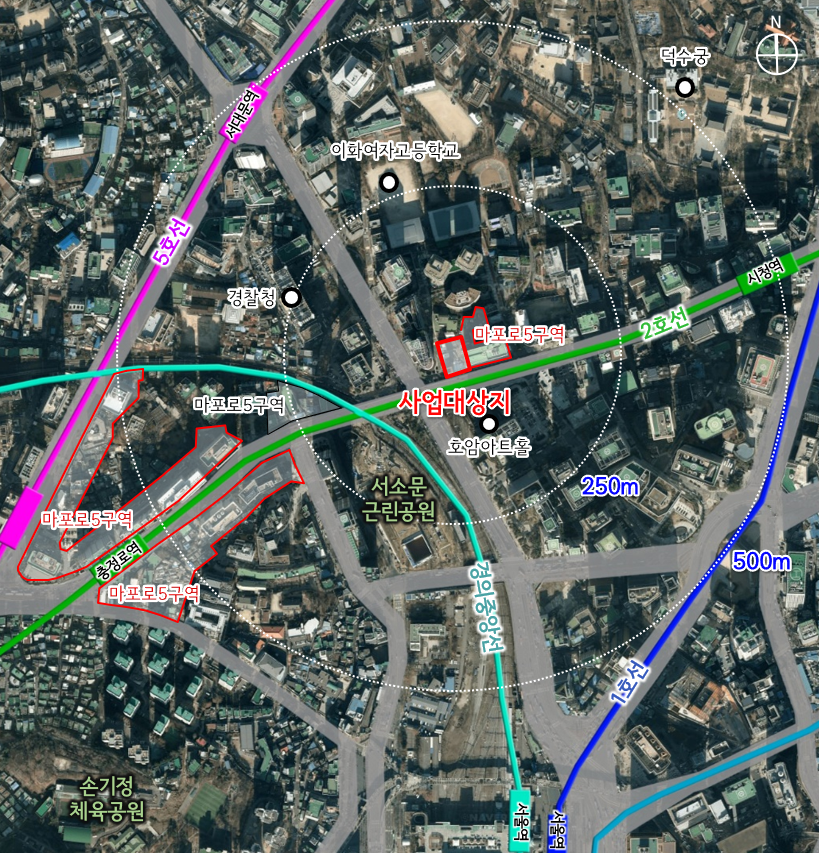 ▲중구 순화동 6-11번지 일대 정비사업 위치도. (사진제공=서울시)