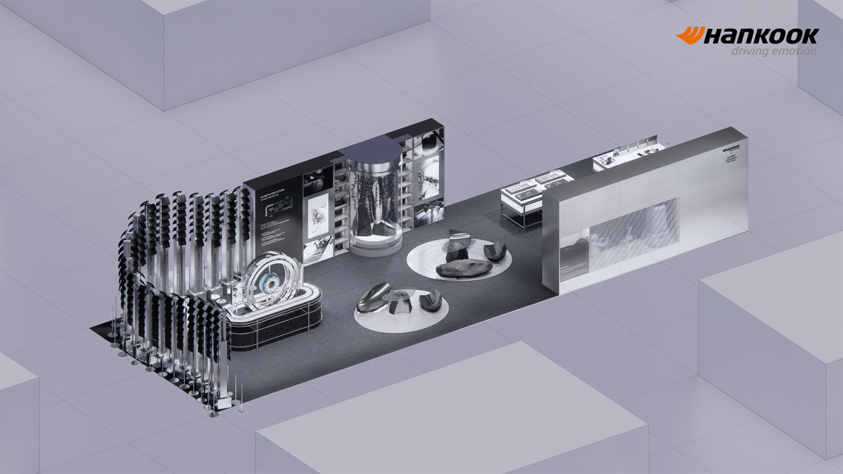 ▲한국타이어 브랜드 부스 조감도. (사진=한국타이어)