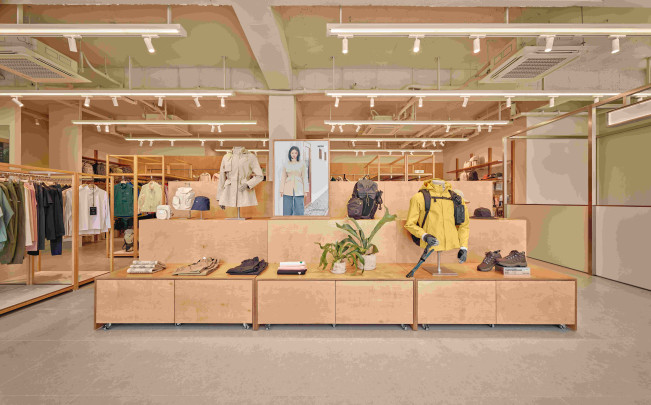 ▲네파 청계산 스토어 내부 이미지 (사진제공=네파)