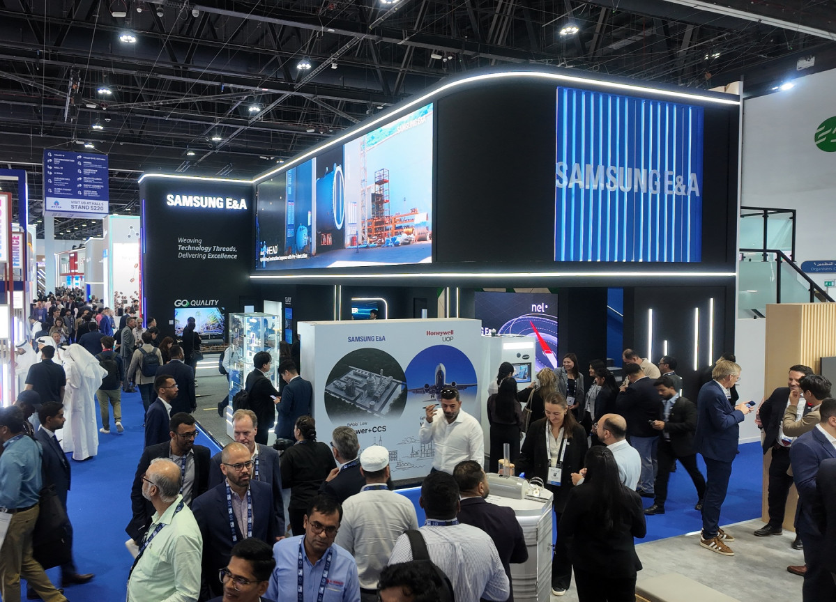 ▲삼성E&A, 아디펙 2025 부스 전경. (사진제공=삼성)