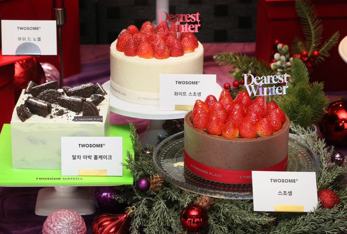 ▲투썸플레이스 2025년 홀리데이 시즌 핵심 상품. (사진제공=투썸플레이스)