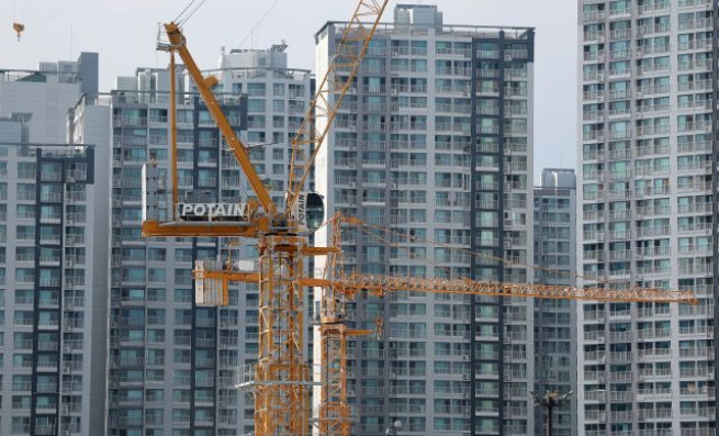 ▲서울 한 아파트 공사 현장. (연합뉴스)