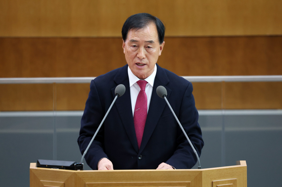 ▲이제영 경기도의회 미래과학협력위원장이 제387회 정례회 본회의에서 5분 자유발언을 하고 있다. (경기도의회)