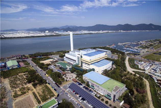 ▲부산 강서구 소재 명지 소각장 전경. (사진제공=부산환경공단 )