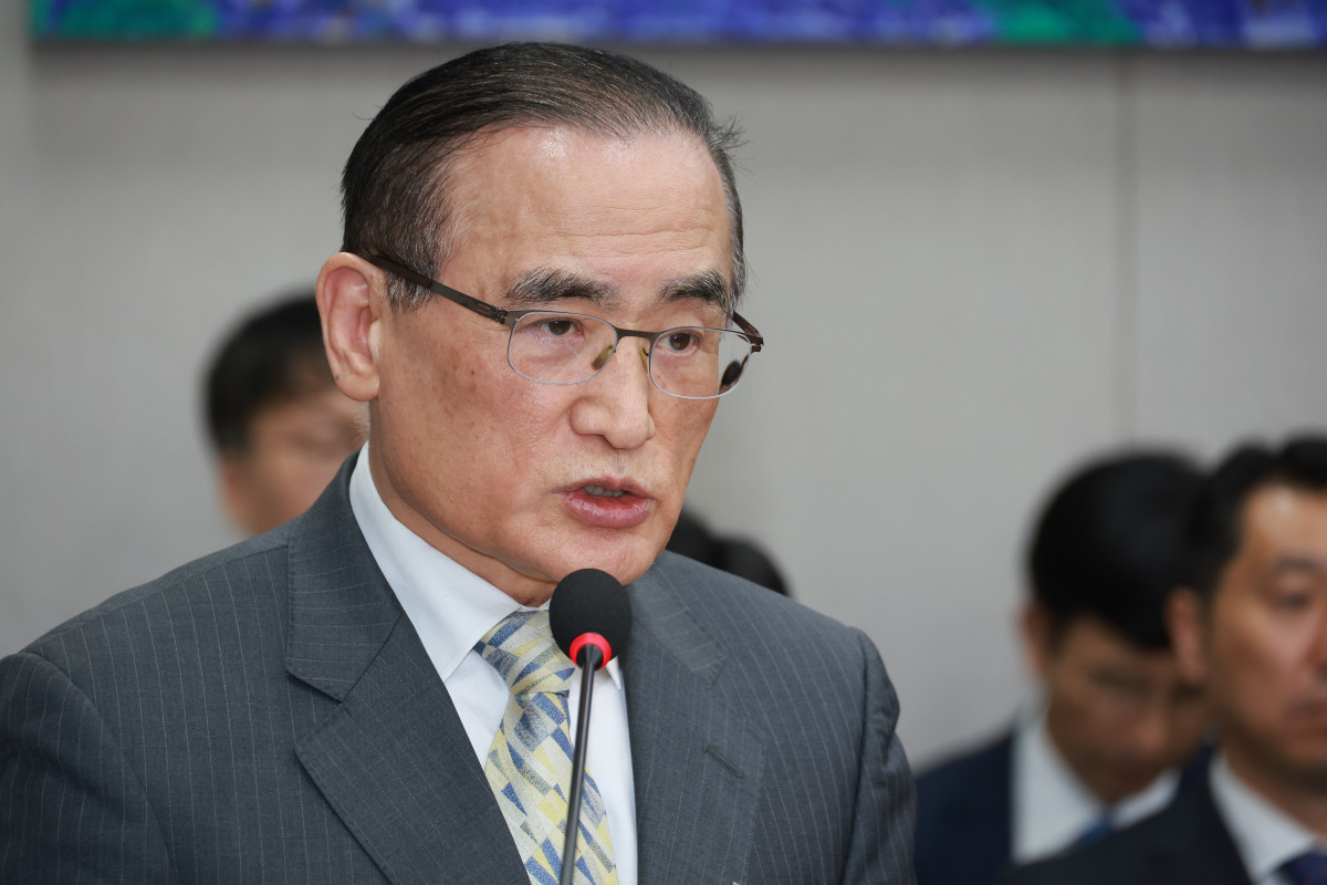 ▲위성락 국가안보실장이 6일 서울 여의도 국회에서 열린 운영위원회의 대통령비서실 등 국정감사에서 업무보고를 하고 있다. 2025.11.06. (뉴시스)